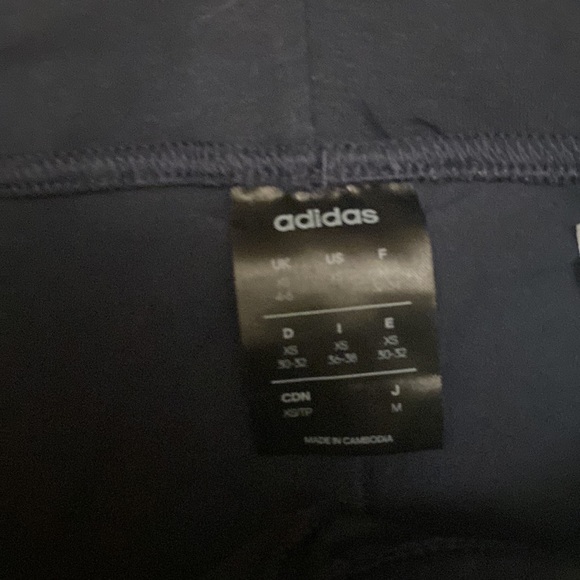 Adidas navy leggings Wmns XS - Picture 3 of 3